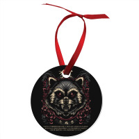 Tanuki Japan Trash Cat Ornament | Artistshot