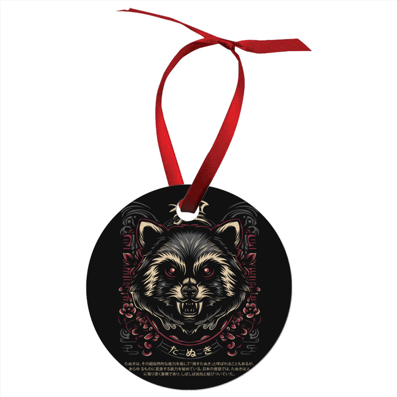 Tanuki Japan Trash Cat Ornament | Artistshot