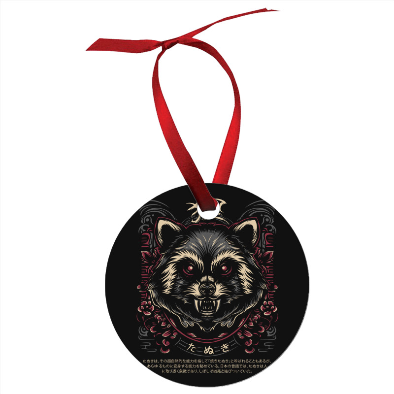 Tanuki Japan Trash Cat Ornament | Artistshot