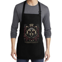 Tanuki Japan Trash Cat Medium-length Apron | Artistshot