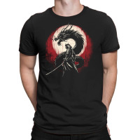 Japan Culture Dragon Samurai Art T-shirt | Artistshot