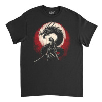 Japan Culture Dragon Samurai Art Classic T-shirt | Artistshot