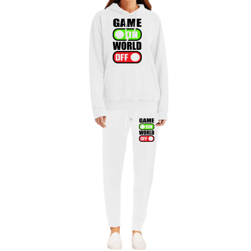 Game On World Off Hoodie & Jogger Set | Artistshot