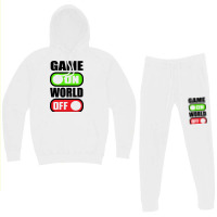 Game On World Off Hoodie & Jogger Set | Artistshot