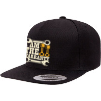 I Am The Warranty 5 Panel Snapback Cap | Artistshot