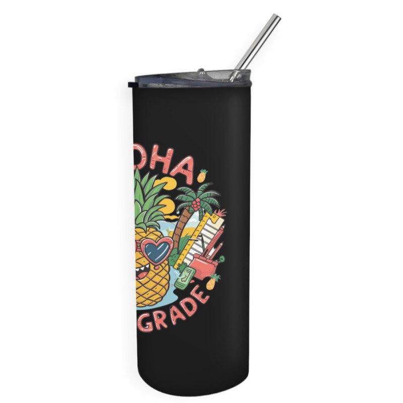 Aloha,third Grade Skinny Tumbler | Artistshot