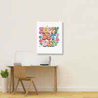 Happy Dot Day Portrait Canvas Print | Artistshot