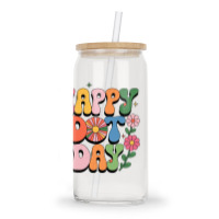 Happy Dot Day Glass Tumbler | Artistshot