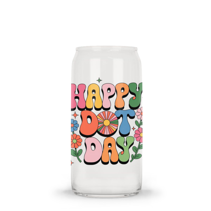 Happy Dot Day Glass Tumbler | Artistshot