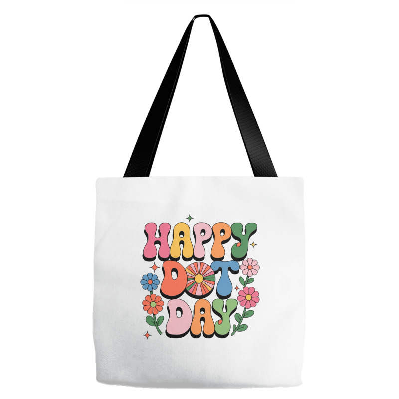 Happy Dot Day Tote Bags | Artistshot