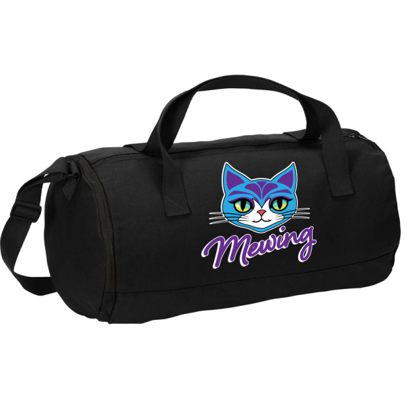 Mewing Cat Looksmaxxing Duffel Bag | Artistshot