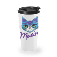 Mewing Cat Looksmaxxing Travel Mug | Artistshot