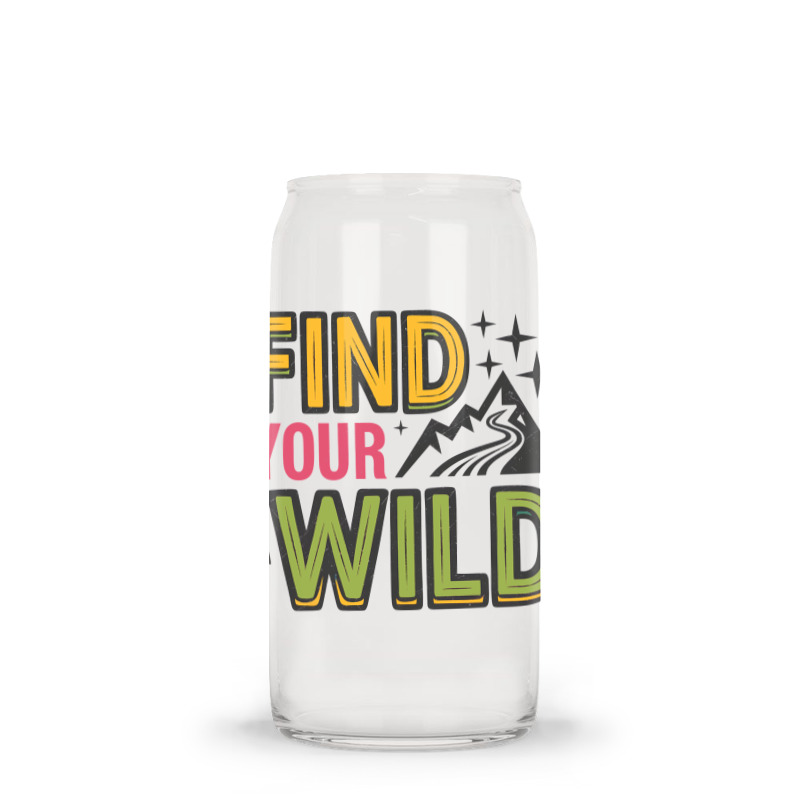 Quotes Find Your Wild Glass Tumbler | Artistshot