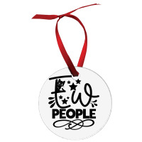 Ew People   Funny Black Cat Sarcastic Ornament | Artistshot