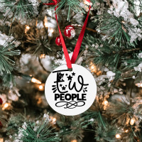 Ew People   Funny Black Cat Sarcastic Ornament | Artistshot