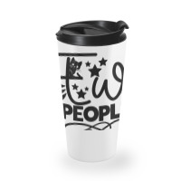 Ew People   Funny Black Cat Sarcastic Travel Mug | Artistshot