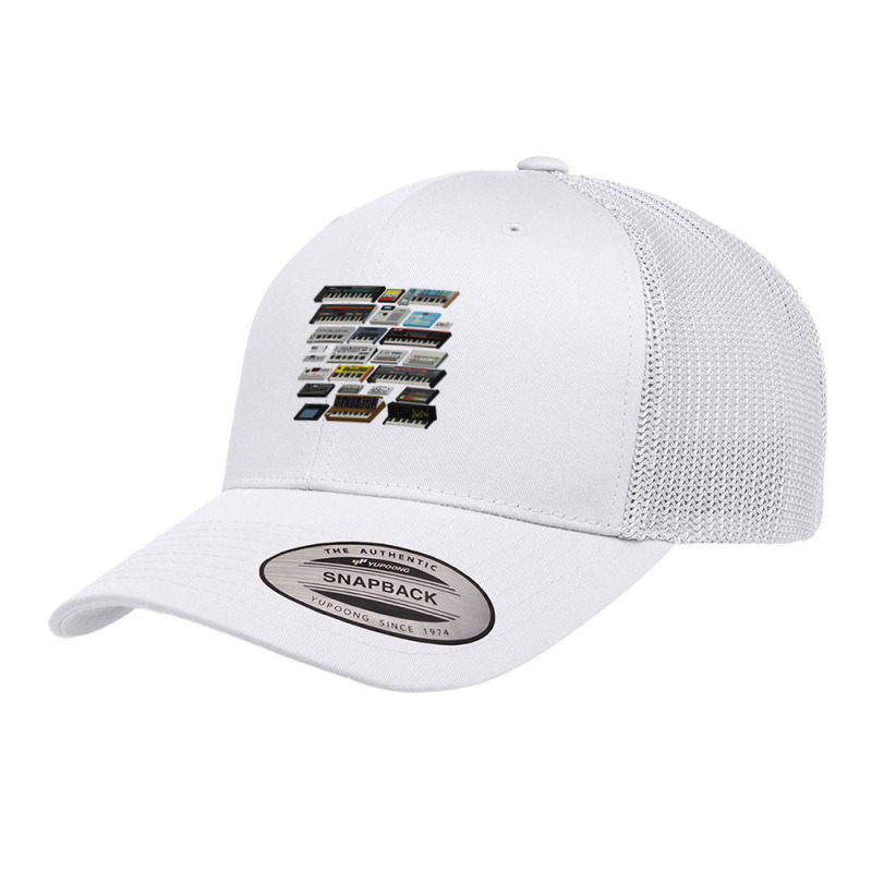 Synthesizer And Drum Machine Fan Collection Retro Trucker Cap | Artistshot