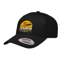 Fishing Spearfishing Ocean Sarcastic Humor Retro Trucker Cap | Artistshot