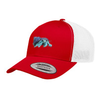 Aqua Colored Hermit Retro Trucker Cap | Artistshot