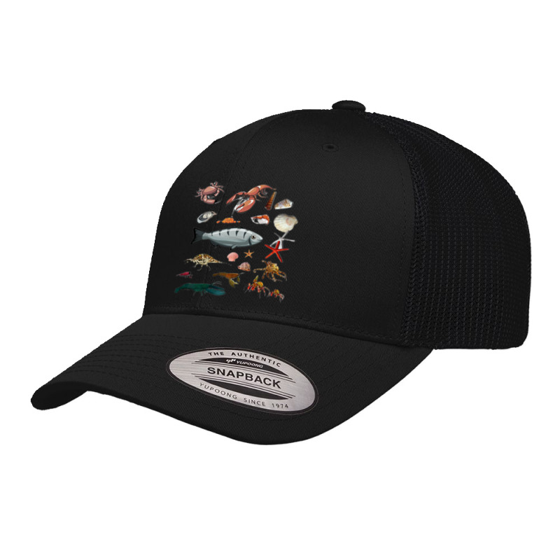 Crustaceancore Ocean Lovers Sea Life Animal Lovers 3 Retro Trucker Cap | Artistshot