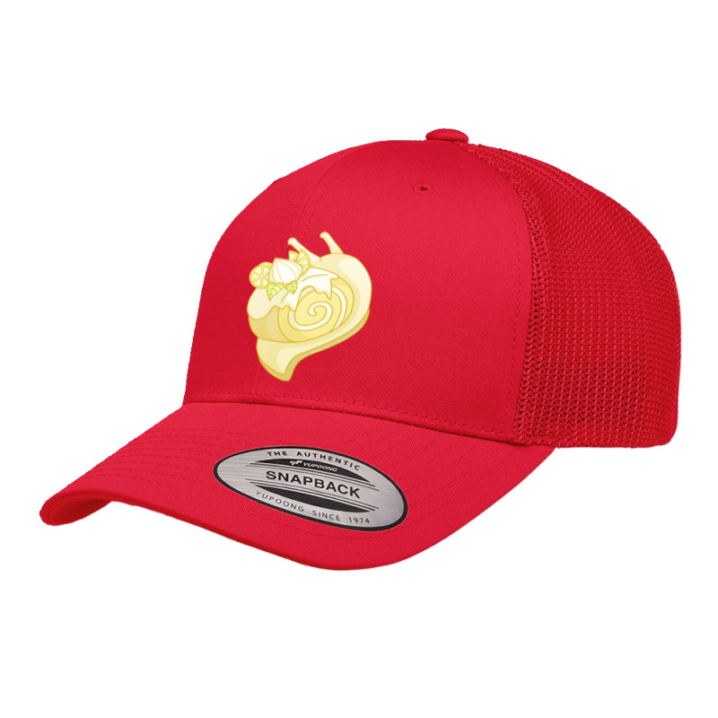 Lemon Roll Cake Snail Retro Trucker Cap by cm-arts | Artistshot