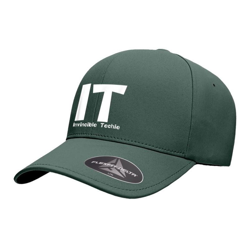 Invincible Techie Computer Information Technology Seamless Cap by cm-arts | Artistshot