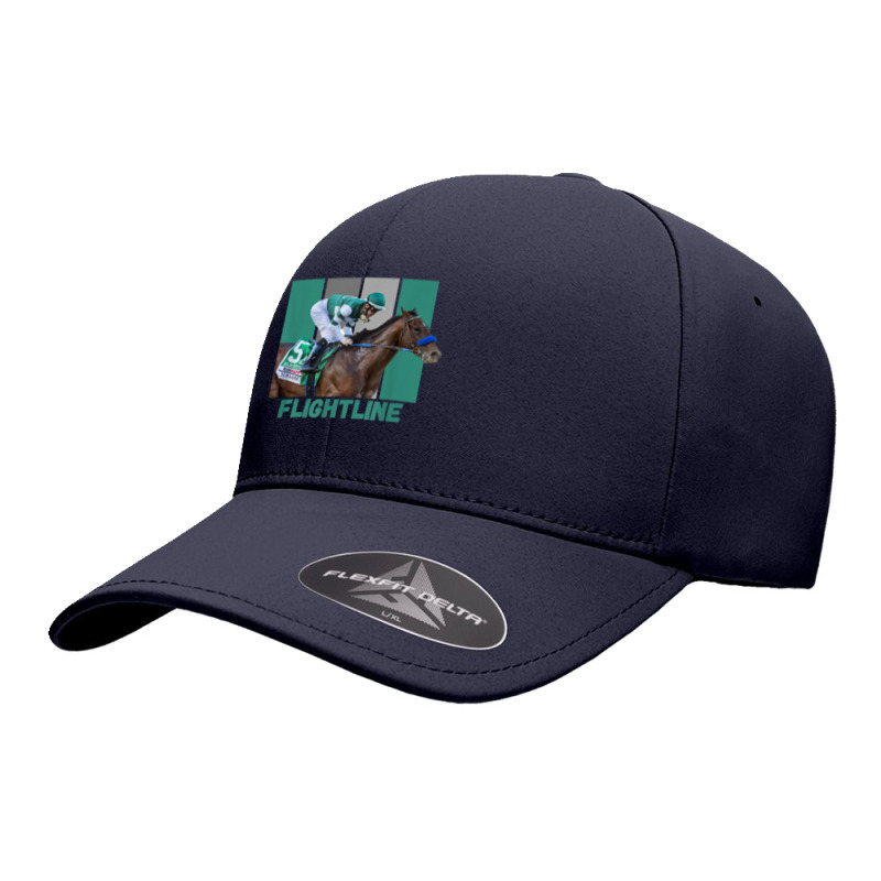 Flightline Horse Racing Thoroughbred Del Mar Santa Anita T Shirt Seamless Cap by cm-arts | Artistshot