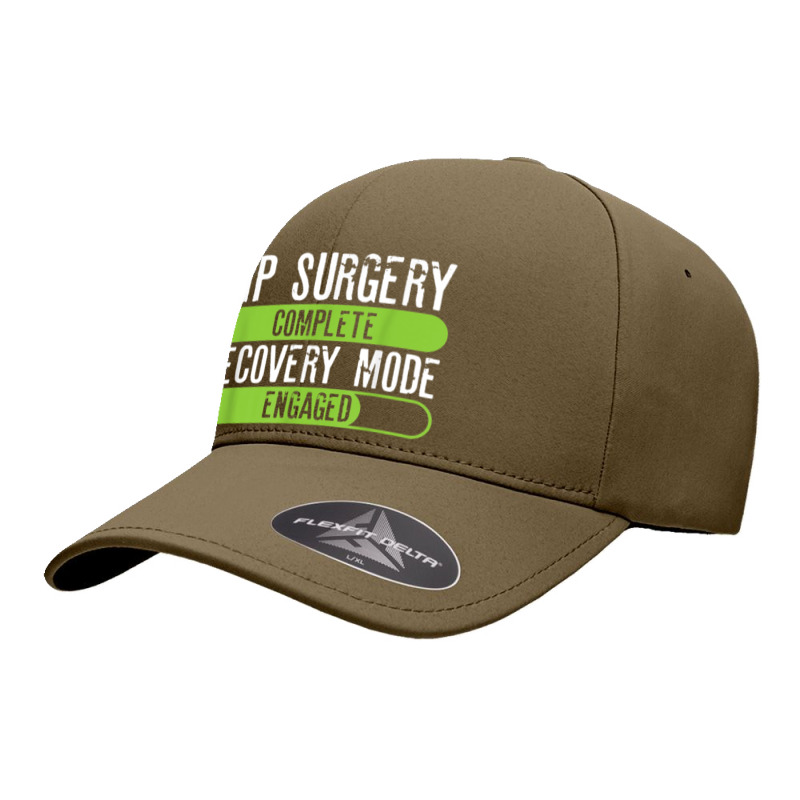 Hip Surgery Completed Recovery Mode Engaged Tee Post Hip Sur Seamless Cap | Artistshot