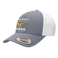 Language Architect Powered By Pizza Funny Gift Yupoong Trucker Cap | Artistshot