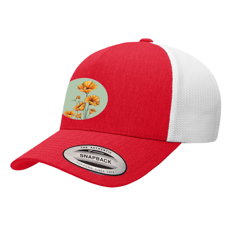 California Poppies Yupoong Trucker Cap | Artistshot