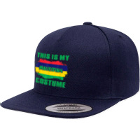 This Is My Mauritian Costume Shirt Mauritius 5 Panel Snapback Cap | Artistshot