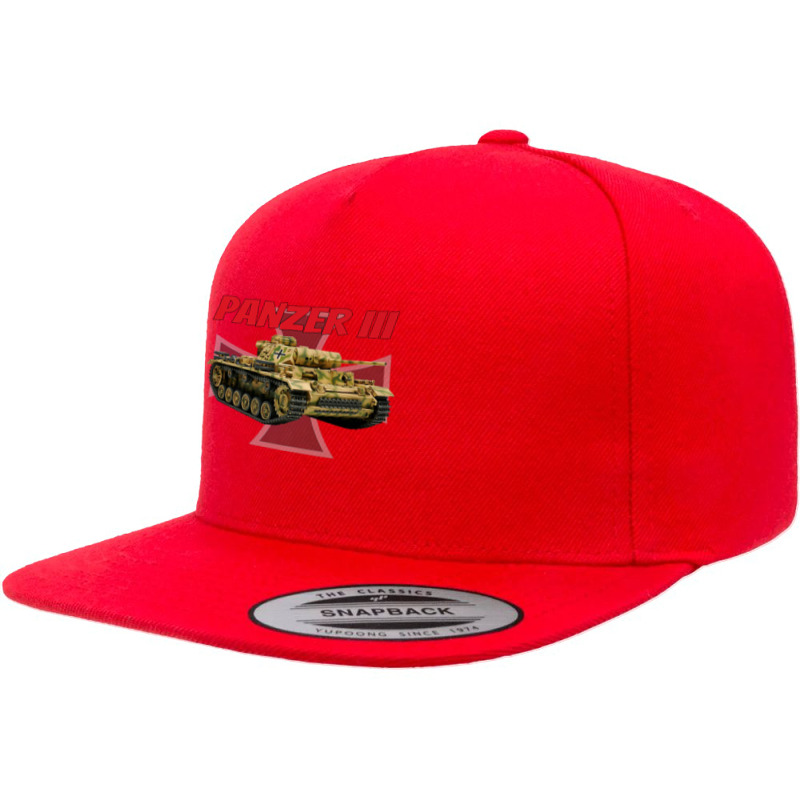 Ww2 German Panzerkampfwagen Iii Tank Panzer 3 Boys Kids Men Premium T 5 panel snapback cap by cm-arts | Artistshot