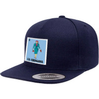 La Chingona Lottery 5 Panel Snapback Cap | Artistshot