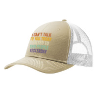 I Can't Talk To You Today I Talked To Two People Yesterday Pullover Ho Pa Trucker Cap | Artistshot