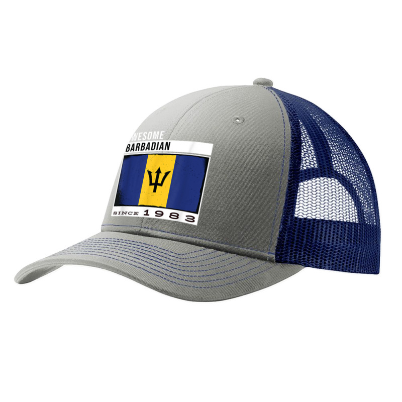 Awesome Barbadian Since 1983   Barbadian 39th Birthday T Shirt Pa Trucker Cap by spizerrleppleq | Artistshot