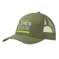 Parallel Lines Have So Much In Common Math Lovers Teacher Pa Trucker Cap | Artistshot