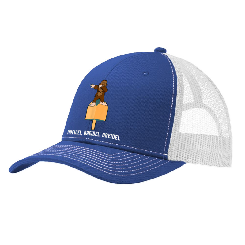 Bigfoot Dabbing Dreidel Funny Hanukkah Jewish Shirt Pa Trucker Cap | Artistshot