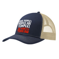 Some People's Bodies Are Temples Mine Is A Dive Bar T Shirt Pa Trucker Cap | Artistshot