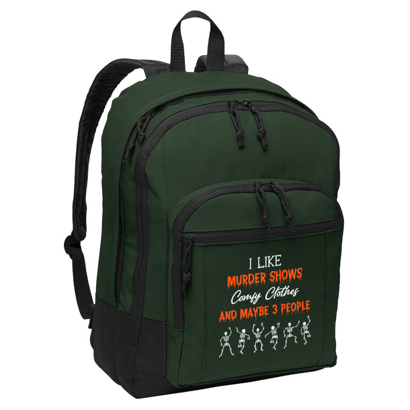 True Crime Lovers T  Shirt Murder Shows And Comfy Clothes T  Shirt Basic Backpack | Artistshot