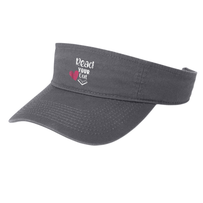 Read Your Heart Out Funny Book Lovers Character Animae Fashion Visor by HailieDesign | Artistshot