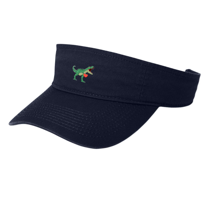 Boys Valentines Day  Kids Trex Dinosaur I Steal Hearts Fashion Visor | Artistshot