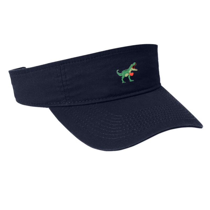 Boys Valentines Day  Kids Trex Dinosaur I Steal Hearts Fashion Visor | Artistshot