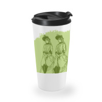 Women With Umbrellas Travel Mug | Artistshot