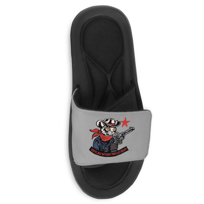 Cowboy Western Cat Slide Sandal | Artistshot