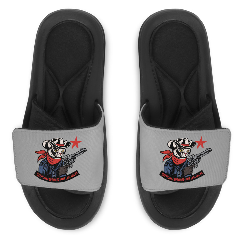 Cowboy Western Cat Slide Sandal | Artistshot