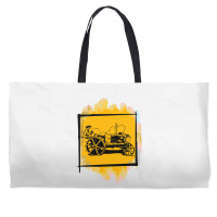 Old Tractor Weekender Totes | Artistshot