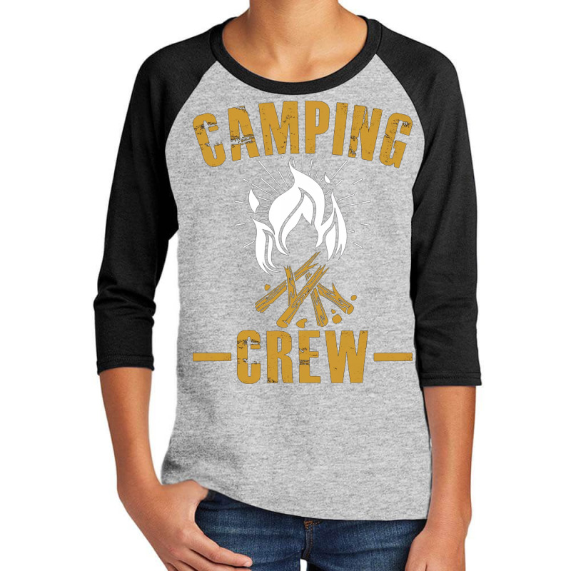 Camping Crew Youth 3/4 Sleeve | Artistshot