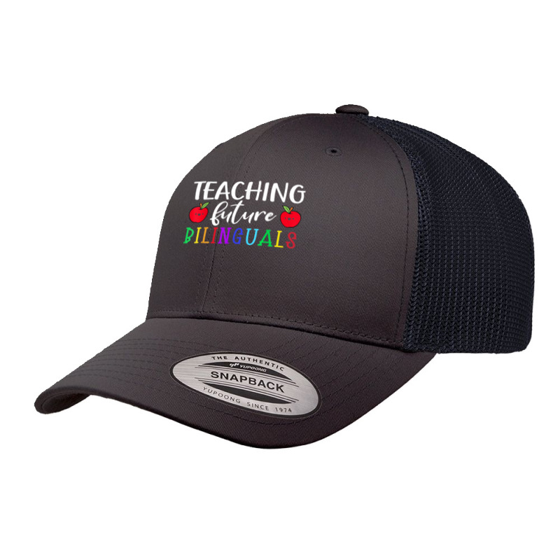 Teaching Future Bilingual Spanish Instructor Maestra Teacher T Shirt Retro Trucker Cap by sadukakehy | Artistshot