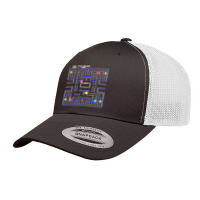 Classic Arcade Computer Game Of The 80s V11 Classic Retro Trucker Cap | Artistshot