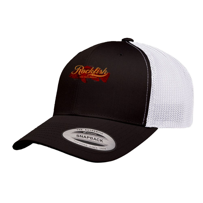 Rock Fish California West Coast Rockfish Tug Taco Repeat Premium T Shi Retro Trucker Cap by cm-arts | Artistshot